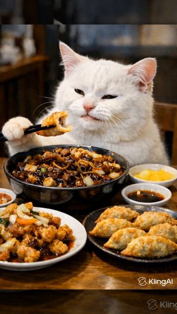 Котик обжорик Ai