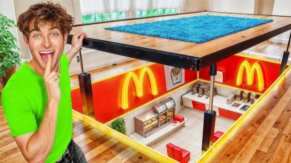 Я построил СЕКРЕТНЫЙ McDonald’s, который вы никогда не найдете! [Topper Guild]