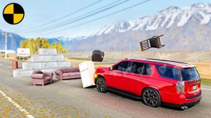 Автомобили VS Мусор | BeamNG Drive