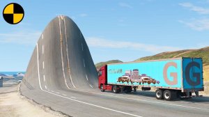 Автомобили VS Гигантская Выпуклость | BeamNG Drive