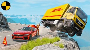Автомобили VS Падение со Скалы #2 | BeamNG Drive