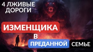 4 дороги лжи изменщика в преданной им семье