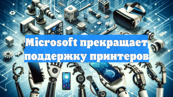 Microsoft прекращает поддержку принтеров