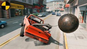 Эвакуатор и Шар VS Автомобили | BeamNG Drive