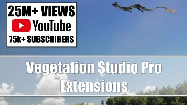 Asset Unity - Vegetation Studio Pro Extensions (Заполнения ландшафтов растительностью)