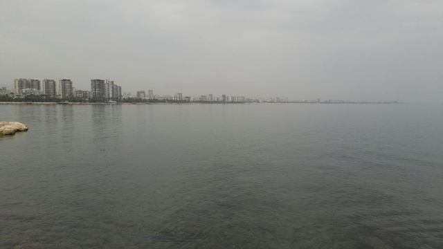 Турция, Мерсин, Средиземное море: порт, набережная и море смотреть онлайн