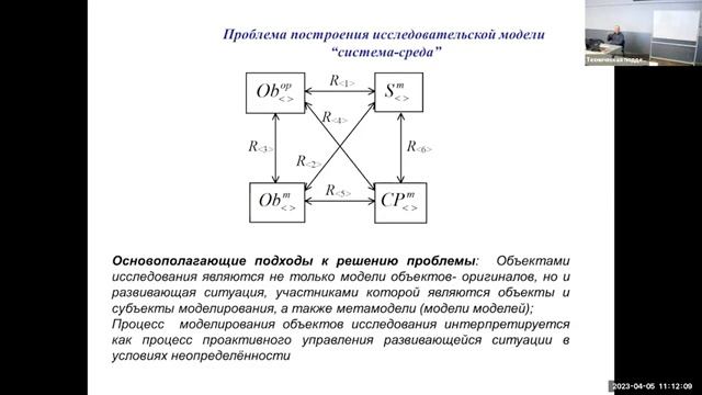 Лекция ''Методология и методическое обеспечение формализованной постановки исследовательских задач'' смотреть онлайн