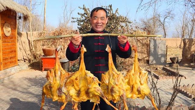 Готовлю курицу воздушной сушки с нуля! Золотистая, глянцевая и невероятно вкусная. Кухня Китая смотреть онлайн