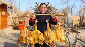 Готовлю курицу воздушной сушки с нуля! Золотистая, глянцевая и невероятно вкусная. Кухня Китая