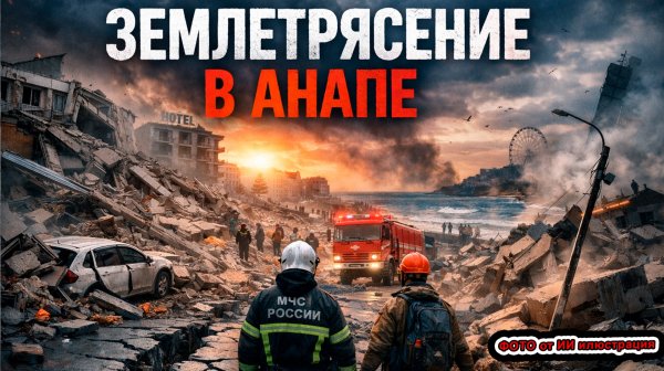 🌍😱 ЗЕМЛЕТРЯСЕНИЕ В АНАПЕ! Ночь, 10.02.2026 в 2:21 — что произошло?