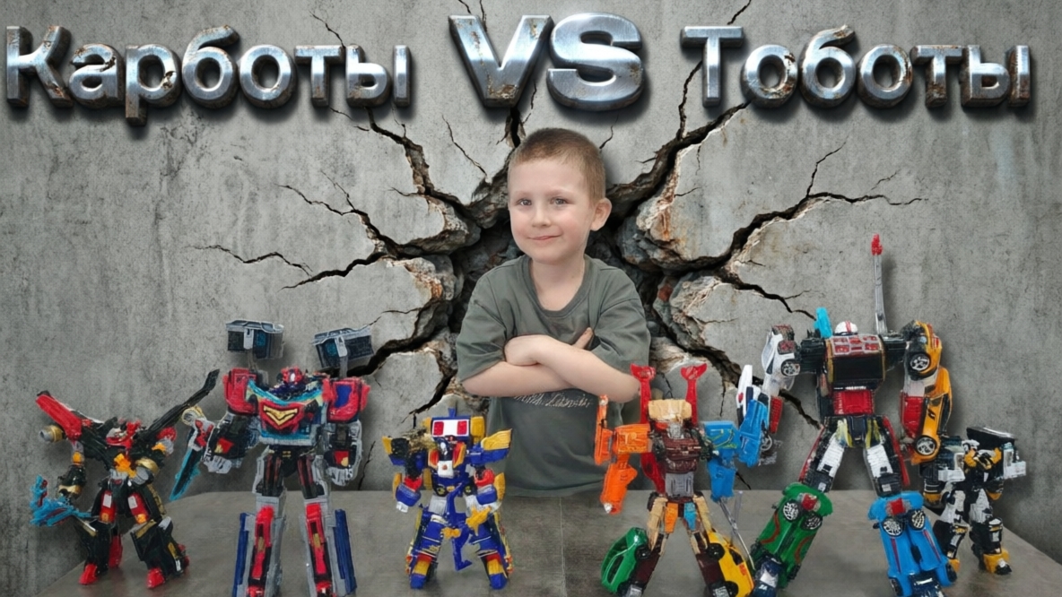 БИТВА ЧЕМПИОНОВ: Тоботы против Метал Карботов. 3 раунда — кто победит? смотреть онлайн