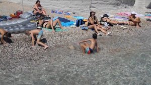 Прозрачность Адриатического моря (Черногория, Будва)