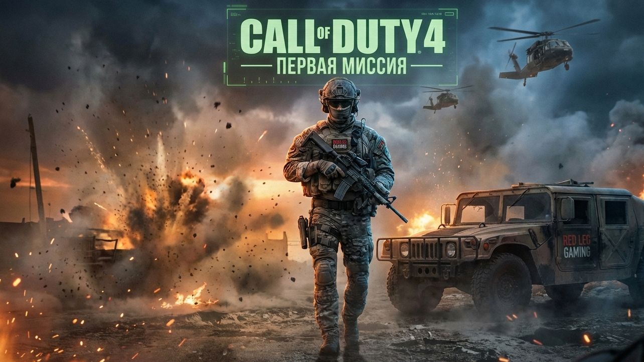 Call of Duty 4: Modern Warfare — Первая миссия | PS5 смотреть онлайн