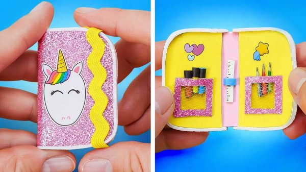 УРА! Мини-школьные поделки  Легкие и милые DIY для творчества