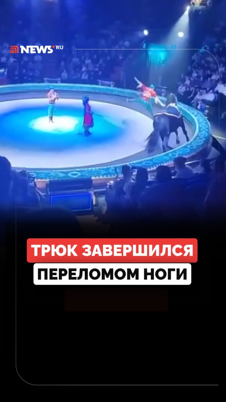 Травма на арене. Акробат сломал ногу во время выступления смотреть онлайн