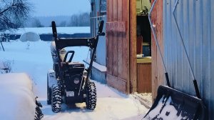 Уборка снега Снегоуборщиком Kettama