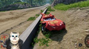 ОПАСНЫЙ СПУСК В BEAMNG КАКАЯ ТАЧКА ДОЕДЕТ ДО ФИНИША