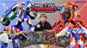 Трансформеры Метал Кард Бот. Блю Коп С / Сиеро / Роккраш / Рэдблиц