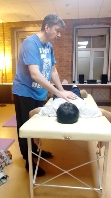 Продолжительность выполнения покачиваний в массаже