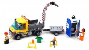 Lego City 60073 Сервисный грузовик в сочетании с набором для сноса 60072