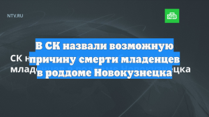 В СК назвали возможную причину смерти младенцев в роддоме Новокузнецка