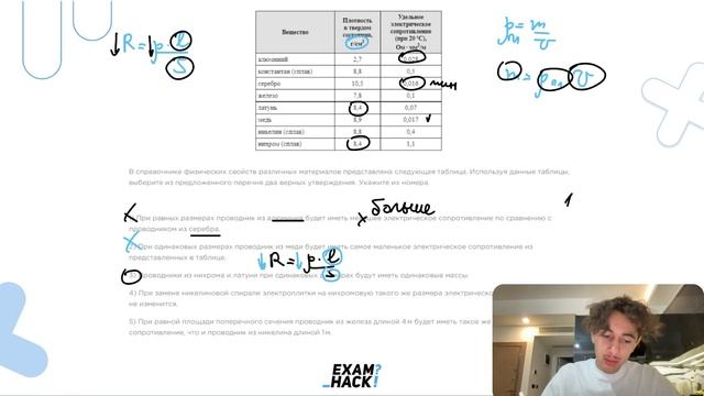 В справочнике физических свойств различных материалов представлена следующая таблица - №25687 смотреть онлайн