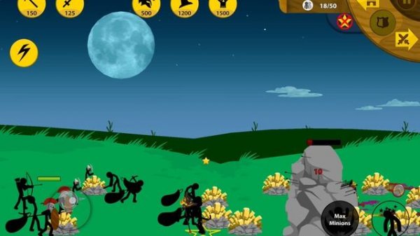 Stick War Legacy, миссия 97 (insane, безумная сложность,  взрывные маги, без баффов)