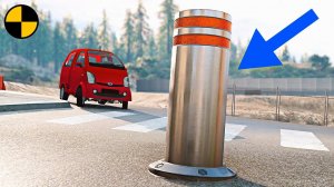 Супер Быстрый Боллард VS Автомобили | BeamNG Drive