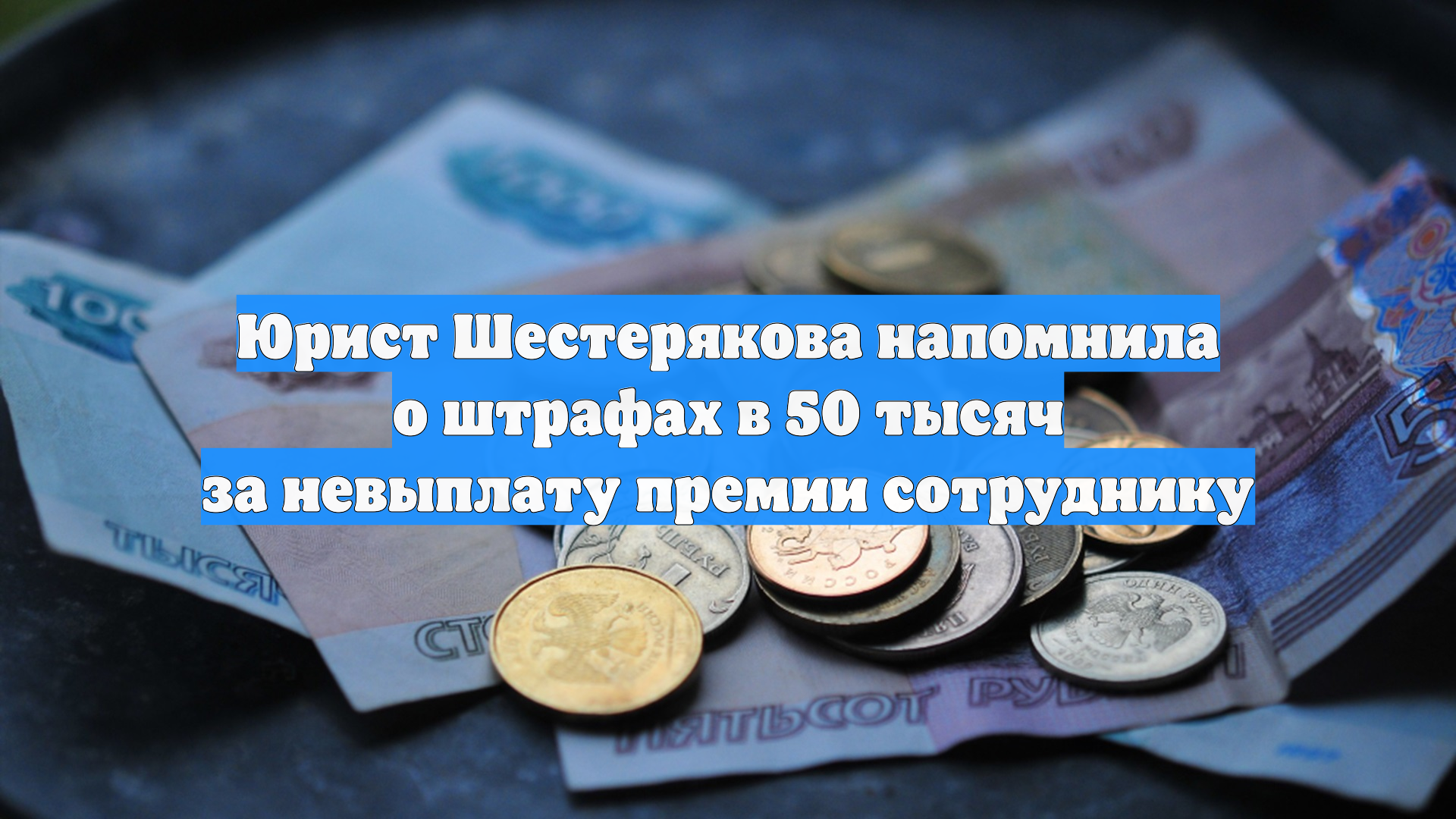 Юрист Шестерякова напомнила о штрафах в 50 тысяч за невыплату премии сотруднику смотреть онлайн