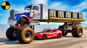 ФЕЙЛЫ СУПЕРКАРОВ и ВЫСОКИЕ СКОРОСТИ #4 | BeamNG Drive - Эпичные сюжеты в игре