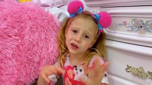 Nastya Learns How To Foster a Kittens