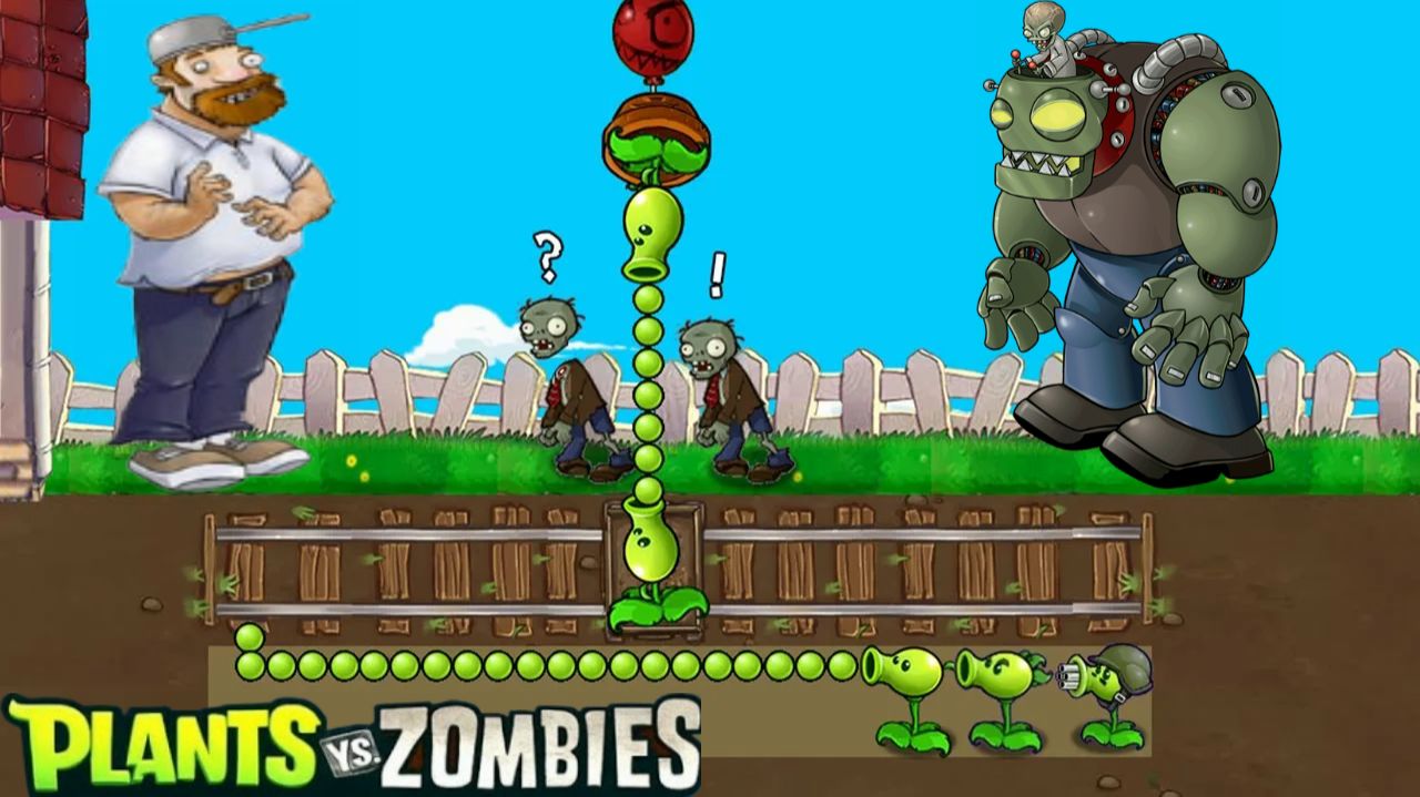 Зомби против растений! Plants vs Zombies ПвЗ PvZ Растения против Зомби смотреть онлайн