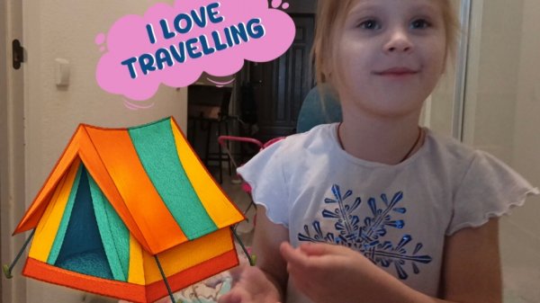 Ангелина рассказывает как нужно правильно вести себя на пикнике.