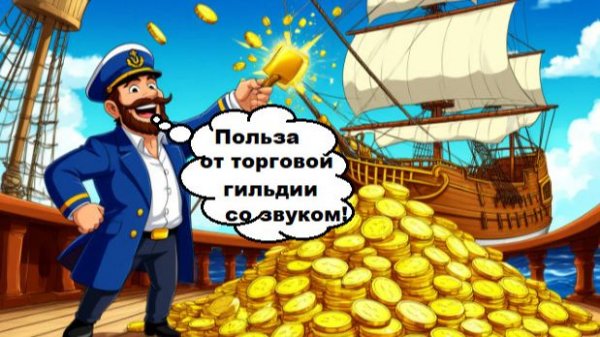 World of Sea Battle Польза для игрока от Торговой гильдии (дубль два с хорошим звуком)