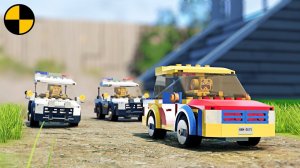 Приключения Лего-Машин во Дворе | BeamNG Drive