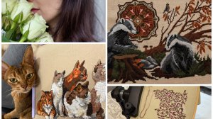 Вышивальные будни. Моя вышивка крестом сентябрь-декабрь 2025.