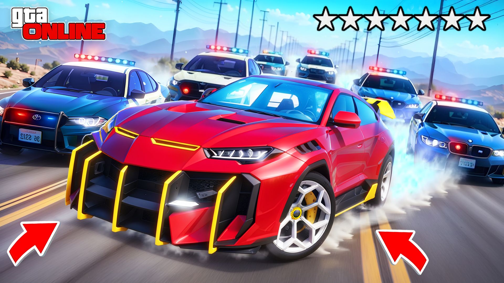 ЧИТЕРСКИЕ ТАЧКИ ПРОТИВ КОПОВ В ГТА 5 ОНЛАЙН! АВТОУГОНЩИК ПРОТИВ КОПОВ | УГНАЛ ЧИТ-ЛАМБУ смотреть онлайн