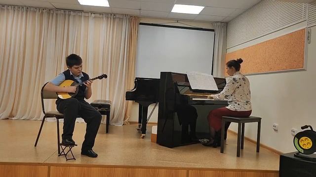 Кузюков Артём. Ф. М. Верачини Аллегро из сонаты №10, Р. Глиэр Романс