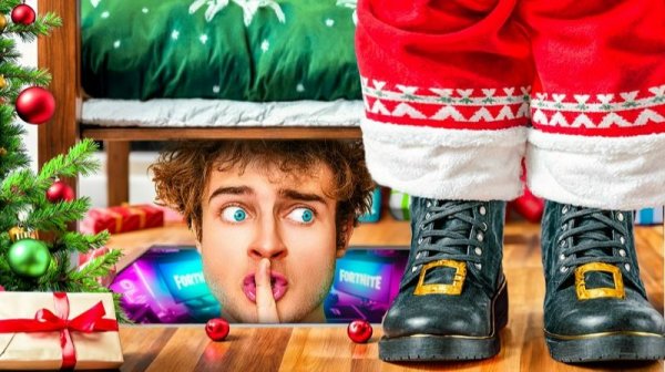 Я построил тайную игровую комнату, чтобы поймать Санту! [Topper Guild]