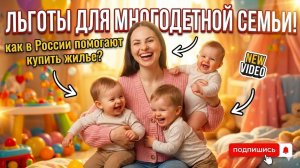 💰 1 000 000 ₽ от государства многодетным семьям — все льготы, о которых молчат