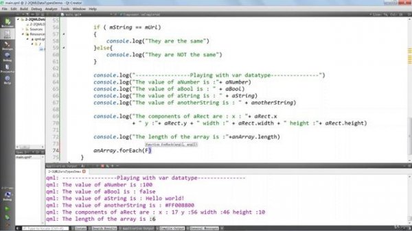 009 Basic Types of the QML Language-Part2