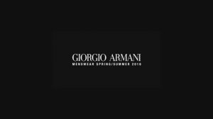 Показ мужской коллекции Giorgio Armani весна-лето 2018