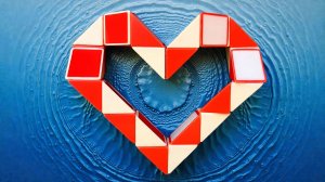 КАК СДЕЛАТЬ СЕРДЦЕ ❤️ из змейки Рубика