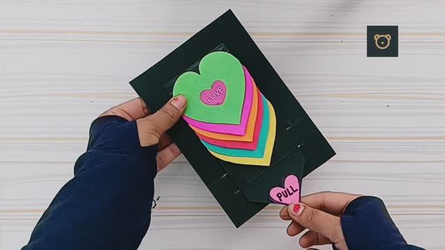 Выдвижная открытка-сюрприз на 14 февраля, сделай сам за 10 минут! ❤️ смотреть онлайн