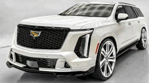 Cadillac Escalade ESV PLATINUM 2026 года — брутальный внедорожник, интерьер и экстерьер.
