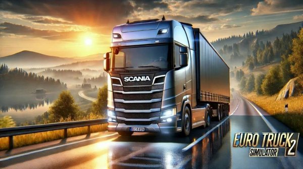 стрим по euro truck simulator 2