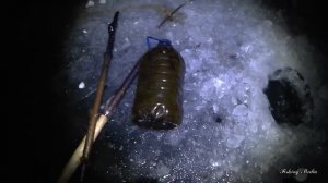 Налим на живца зимой. 4 сезон. 1 серия. (Ночью на речку! Установка тычек на налима. 22 ноября 2020)