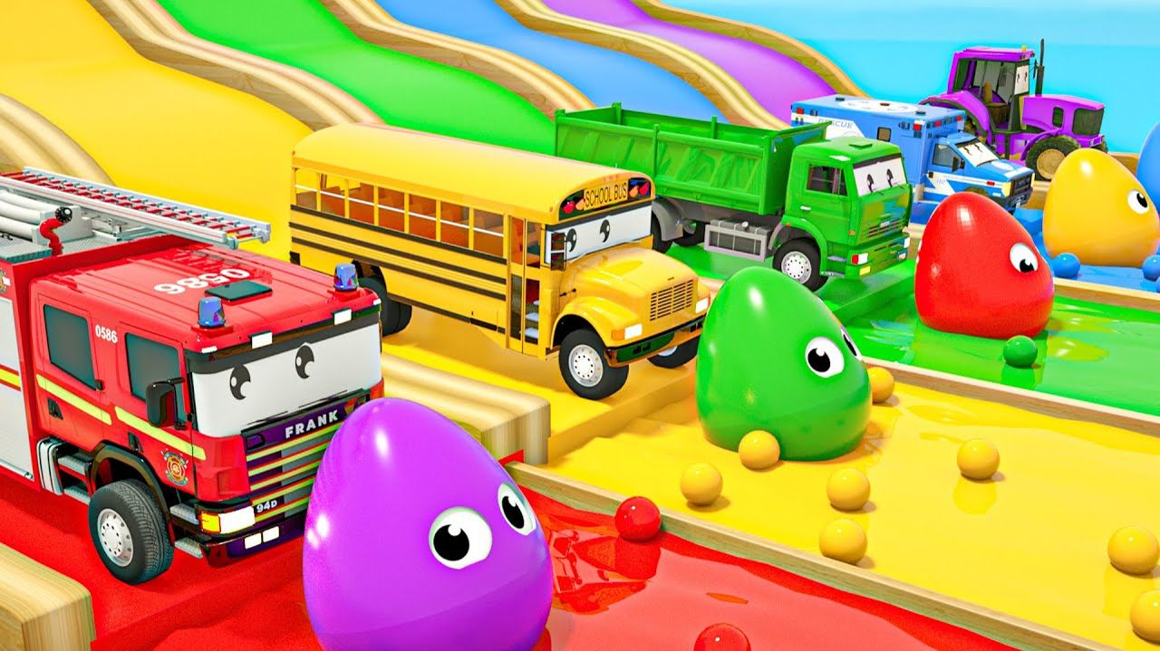 Детские мультики про машинки для детей и малышей Забавные мультяшки про машинки для детей и малышей