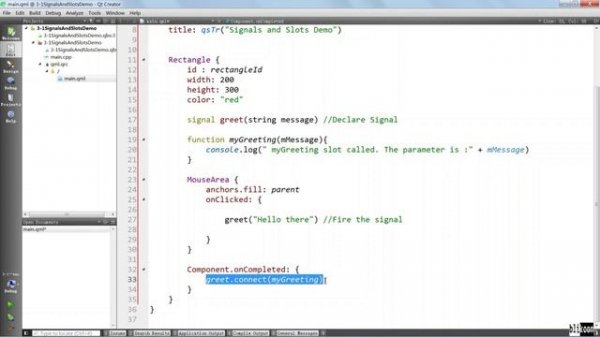 017 Signals and Slots Demo1
