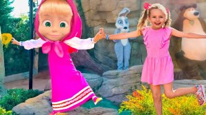 Приключения в парке с Майей и Машей - Весёлые истории на детской площадке